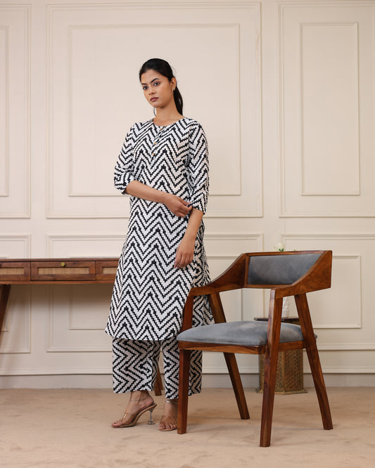 Monochrome Maze Co-Ord Set
