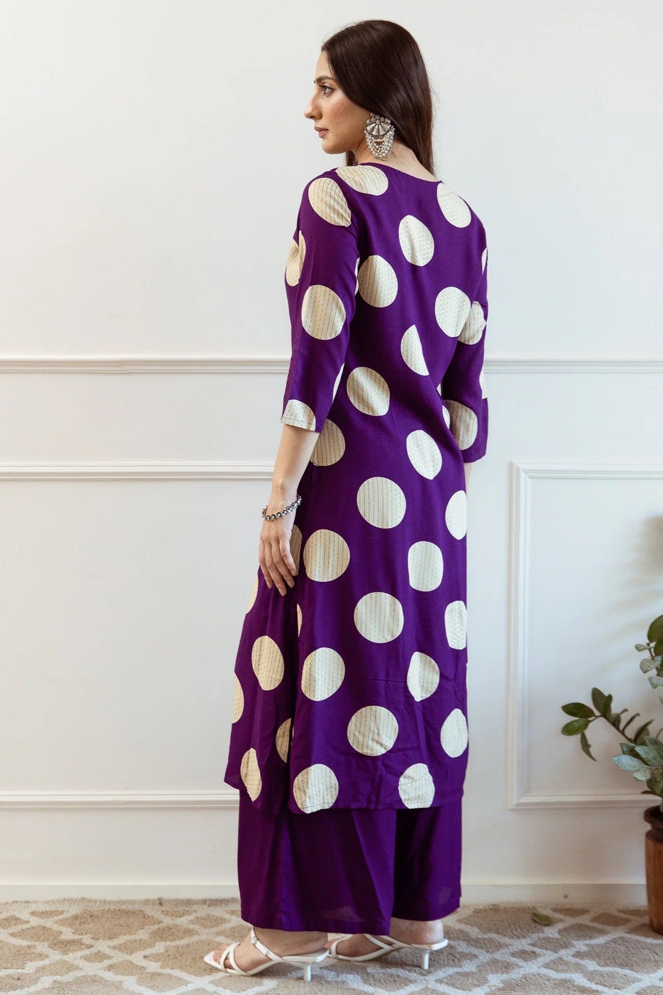 Stylish Printed A-Line Kurta Palazzo Set | Rayon Cotton 2-Piece Outfit